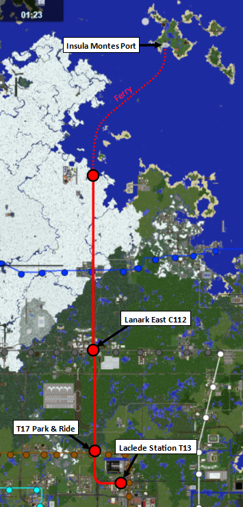 Lanark-Laclede Express Map.png