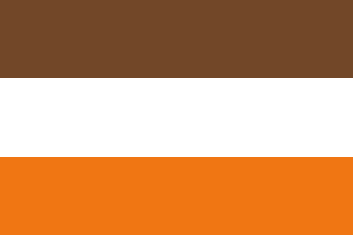 Флаг оранжевый белый черный. Оранжево черный флаг. Коричневый флаг. Коричнево оранжевый флаг. Флаг с коричневым цветом.