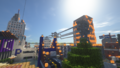 Eastbourne during the day, with shaders.