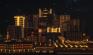 "The City That Never Sleeps", a screenshot of Kolpino City taken by Megafro placing fifth in the MRTvision Screenshot Contest 4.