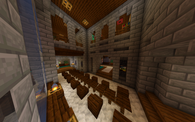 A picture of Sein's Cathederal's main dining hall