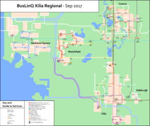 Xilia Regional bus network map.png