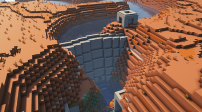 Hammer Valley Dam at East Mesa, by 0x10