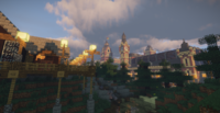 "Tranquility in the City", a screenshot of Central City taken by mine_man_ placing eighth in the MRTvision Screenshot Contest 4.
