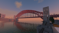 "Maverick Bridge Sunset", a screenshot of Verdantium taken by _Mossie placing second in the MRTvision Screenshot Contest 2.