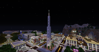 The Quartz Spire, the tallest structure in Spring Valley.