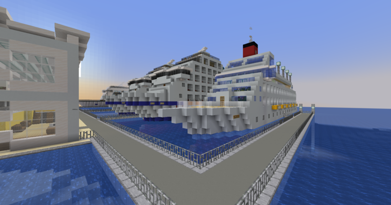 File:Dogwood Madison Beach Cruise Center Terminal 1 ships in Nov 2022.png